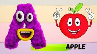 Abc Song | Abc Phonics Song For Toddlers | Alphabet Song for Kids | A for Apple | Nursery Rhymes