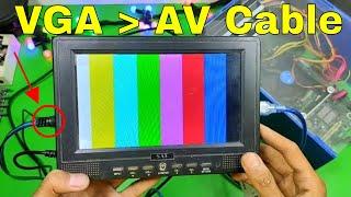 VGA To AV (RCA) Cable