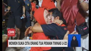 Momen Suka Cita Orang Tua Pemain Timnas U-22