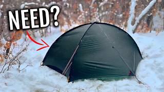 You Don't NEED A 4-Season Tent For Winter Camping...  Or Do You?