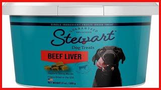 Stewart Freeze Dried Dog Treats, Beef Liver, Healthy, Natural, Single Ingredient, Grain Free Dog