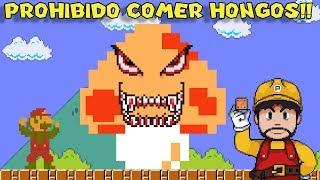 Prohibido Comer Hongos!! - Niveles Increíbles de Super Mario Maker con Pepe el Mago (#2)