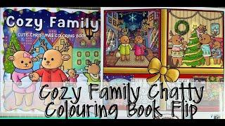 New Coloring Book, Cozy Family, Chatty Flip |  Adult Colouring |  Adult Coloring