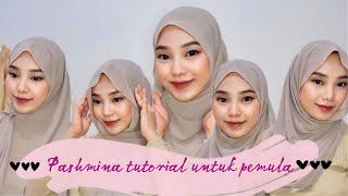 PASHMINA TUTORIAL KEKINIAN UNTUK PEMULA | SIMPLE & GAMPANG