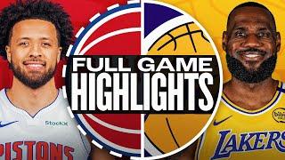 Game Recap: Pistons 117, Lakers 114