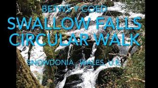 Swallow Falls Circular Walk, Betws-y-Coed, Snowdonia, Wales, U.K.