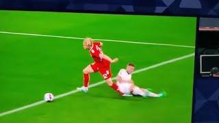 Nico Elvedi Red Card, Denmark vs Switzerland (2-0) Goals and Extended Highlights