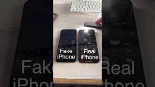 Fake iPhone vs Real: Auto Brightness Test!  #FakeiPhone #iPhoneAutoBrightness #TechComparison