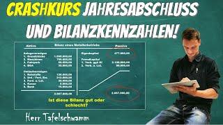 Crashkurs Bilanzkennzahlen - Einfache Erklärung zur Analyse von Kennzahlen und dem Jahresabschluss!