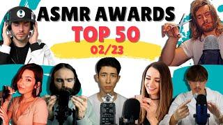  TOP 50 ASMR   for February 2023! Best ASMR in the world!