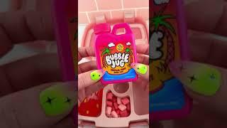 Packing School Lunch with Pink CANDY *Bento Box* Satisfying Video ASMR! #asmr 