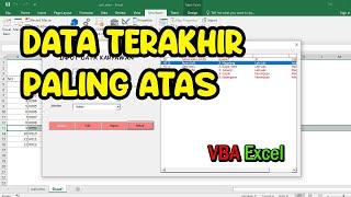 Mengurutkan Data Terakhir Di Listbox VBA Excel