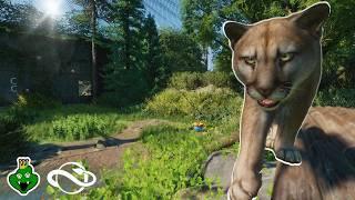 Building a REALISTIC Habitat for a Relocated COUGAR | Planet Zoo Sandbox Mode