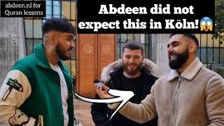 Abdeen revives the love of the Quran by asking muslims in Cologne to recite some verses!