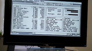 Atari 1040STFM with 68030 inside views, demos, benchmarks.