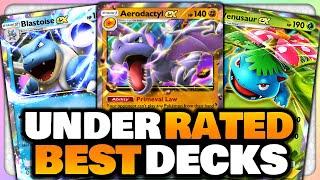 All the BEST UNDERRATED DECKS that you should build!!! | Pokemon TCG Pocket