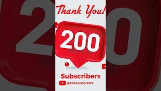 Thank u guys for 200 subscribers ️#congratulations #200subscribers