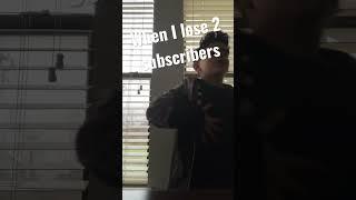 When I lose subscribers #200subscribers #viral #shorts