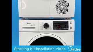 Midea Laundry Stacking Kit Installation Guide for MLH27N4AWWC & MLE27N4AWWC