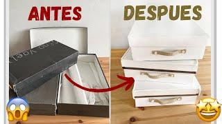 Luxury Storage Recycling Old Shoe Boxes