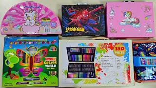 ultimate huge collection of art kit, unicorn colour kit, posca marker, colour stationery, art supply