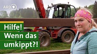 Teleskoplader fahren lernen: Bäuerin Nina hat Angst! Hofgeschichten #4 | Sommer | Unser Land | BR