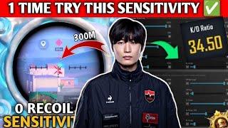 WORLD NO.1 BEST SENSITIVITY  NSR XYZ 3.7 SENSITIVITY 2025 | BGMI | PUBG MOBILE |