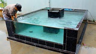 Make a 4m3 fish tank simply, effectively and at low cost