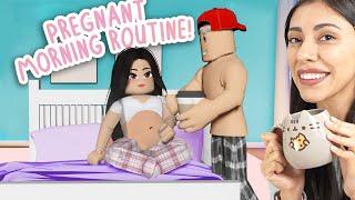 My PREGNANT MORNING ROUTINE!  (Roblox Berry Avenue)