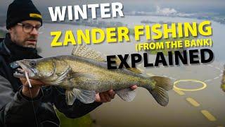 SPRO - WINTER ZANDER fishing from the BANK