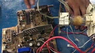 CRT TV - Cathode Ray Tube main parts and voltages