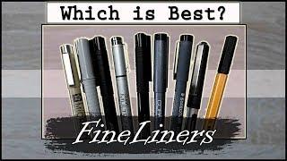 Which Fineliner is the BEST Of ALL?! | LETS FIND OUT