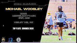 Michael Woosley, 2028, Attack/Mid, 6'2",190, Higley HS, AZ- Top plays Summer 2024