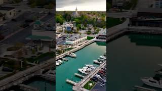 Drone View of Port Washington WI  #drone #dji #outdoors #mentalhealth #lakemichigan  #dronevideo