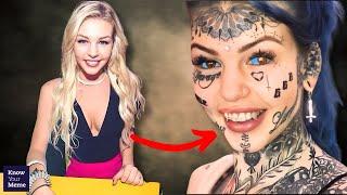 Blue Eyes White Dragon Girl, Amber Luke Goes Viral For Her Transformation And Tattooed Eyes