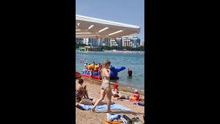 Water activities on the beaches of Gelendzhik. GELENDZHIK July 2021 | Travel vlog