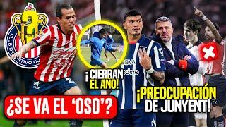 NOTICIAS CHIVAS! LA PREOCUPACIÓN DE JUNYENT! ¿SE VA EL OSO GONZALEZ? ÚLTIMO ENTRENO DEL AÑO