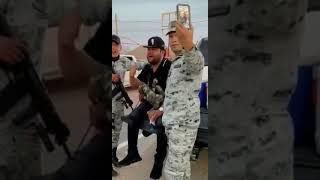 Elementos De La Guardia Nacional Con Luis R Conriquez Cantando Me Metí Al Ruedo