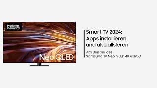 Samsung Smart TV 2024: Apps installieren und aktualisieren