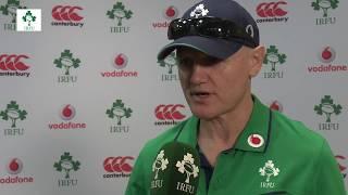 Irish Rugby TV: Joe Schmidt On The Ireland Team To Play USA