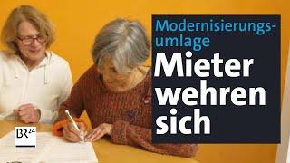 Mieter wehren sich gegen Mieterhöhung nach Modernisierung | Abendschau | BR24