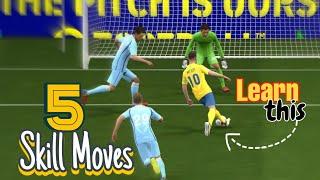 5 Best Skill Moves | eFootball skills tutorial (Classic Controls) #efootball