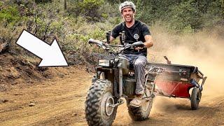 OF COURSE we need one of these  Rokon Trail-Breaker 2WD Motorcycle | Building Everstoke