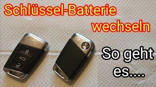 Schlüssel-Batterie wechseln: VW Passat - Volkswagen