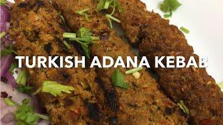 Turkish Adana Kebab | No Fat Turkish Adana Kebab Recipe | Zaika with Zarreen