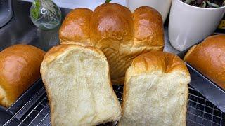 Cách Làm Bánh Mì Sữa Không Nhồi Bột, Rất Mềm Xốp - Soft & Fluffy No Knead Milk Bread