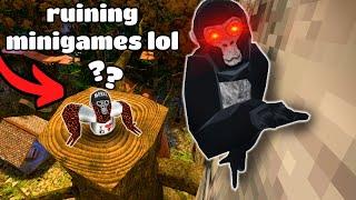 absolutely ruining minigames for small children (funny moments) - Gorilla Tag VR