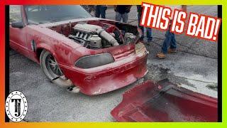 ProMod Randy's car is DESTROYED!