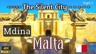 Mdina The Silent City, [4K] Malta Part-1 #travelarc #malta