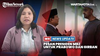 Pesan Presiden MBZ untuk Prabowo dan Gibran